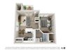 Milano 1 Bedroom Floor Plan Milano 1 Bedroom 543 sq.ft. Floor Plan at Marquessa Villas, Corona, CA, 92879